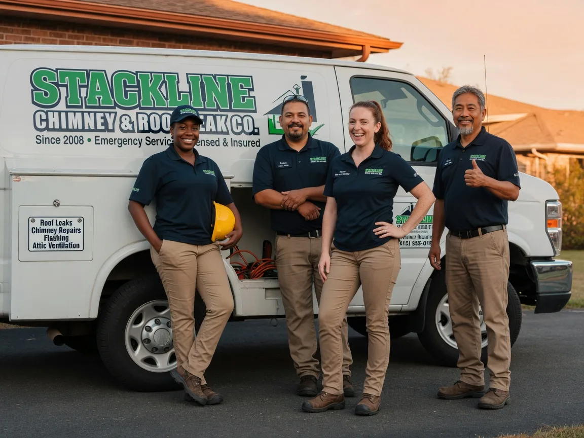 Chimney flashing repair company in Chalmers, IN